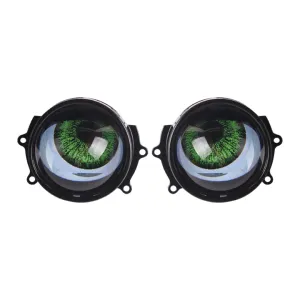 أزياء 3 بوصة عيون الشيطان عدسة تركيب ضوء . Fashion 3 Inch Devil Eyes Lens Car Light Mount