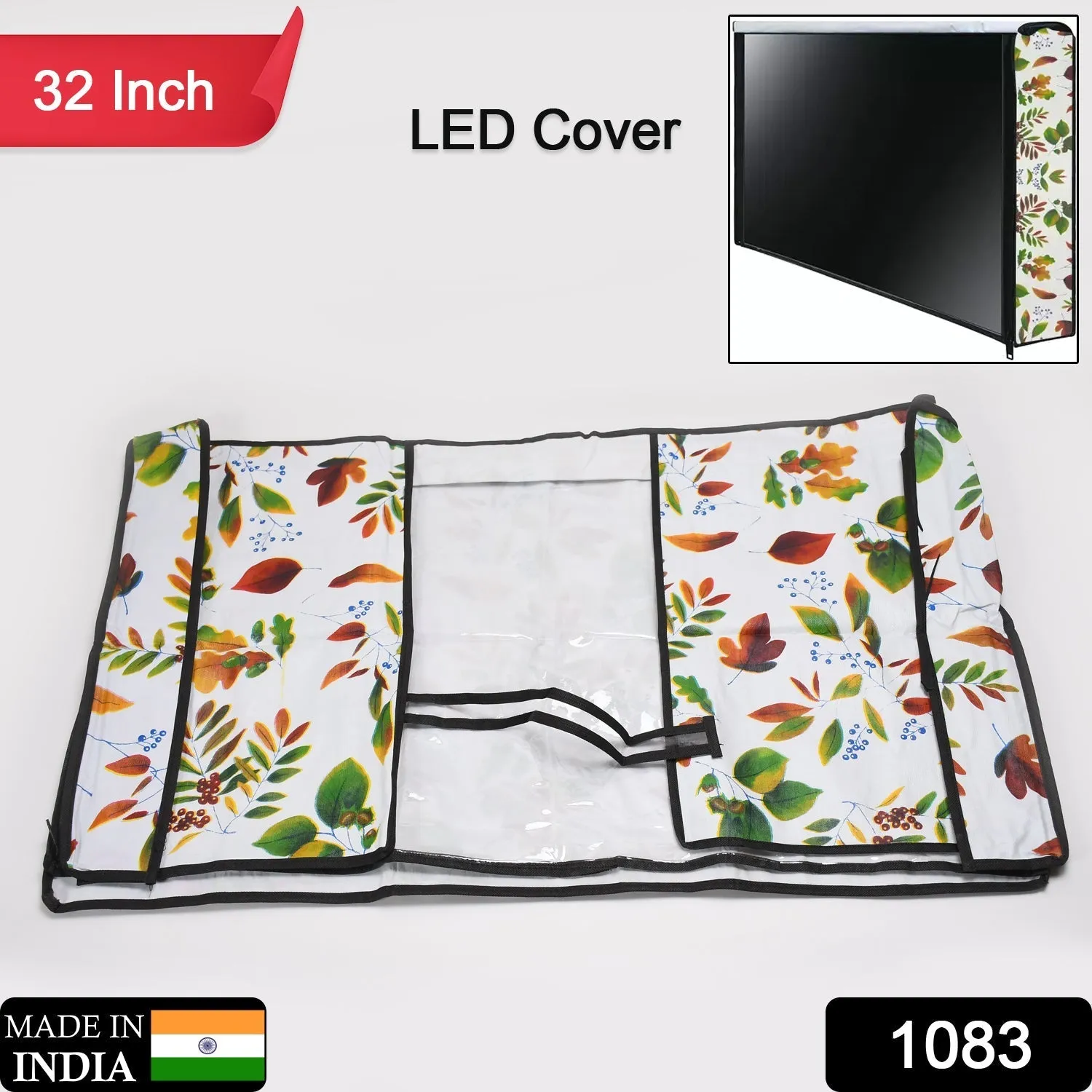 1083 LED / LCD Television Cover for 32 Inches LED / LCD with Zip Lock