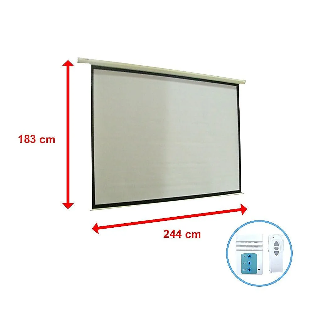120" Electric Motorised Projector Screen TV  Remote