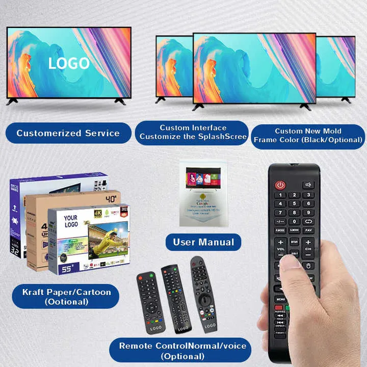 17 بوصة LED مجموعات تلفزيون بأحجام قابلة . 17 inch LED TV Sets with Custom Sizes Android Smart TV