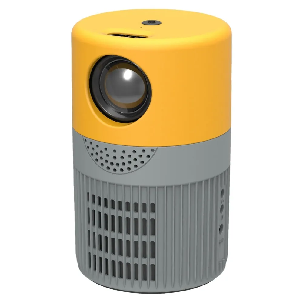 3000 Lumens WiFi Mini Projector with Screen Mirroring Support | Black White