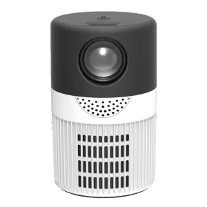 3000 Lumens WiFi Mini Projector with Screen Mirroring Support | Black White