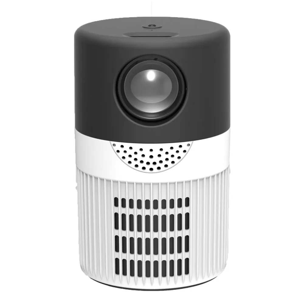 3000 Lumens WiFi Mini Projector with Screen Mirroring Support | Black White
