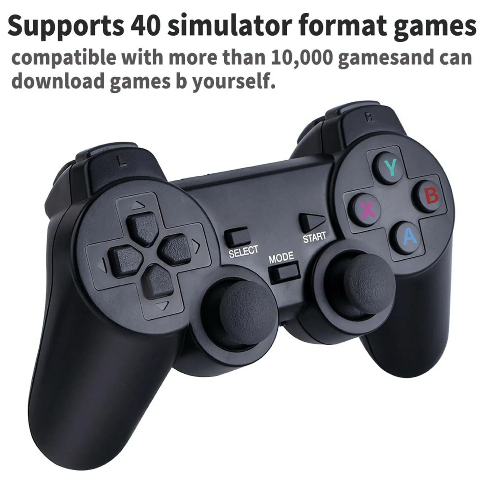 32GB 4K Retro Game Stick   2 Wireless Gamepads & 3000 Games