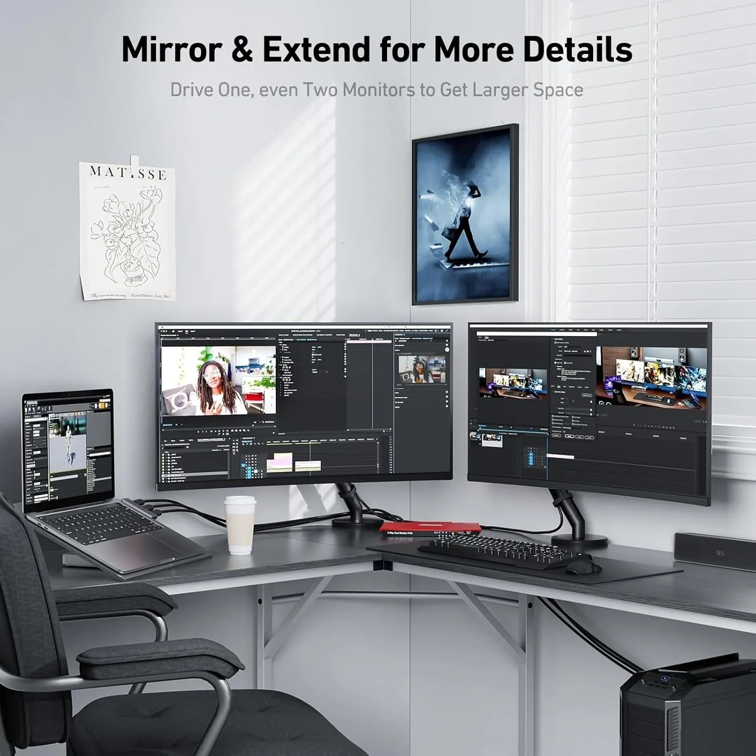 4K DisplayPort to HDMI Cable | 3m