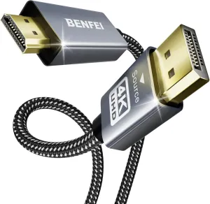 4K DisplayPort to HDMI Cable | 3m