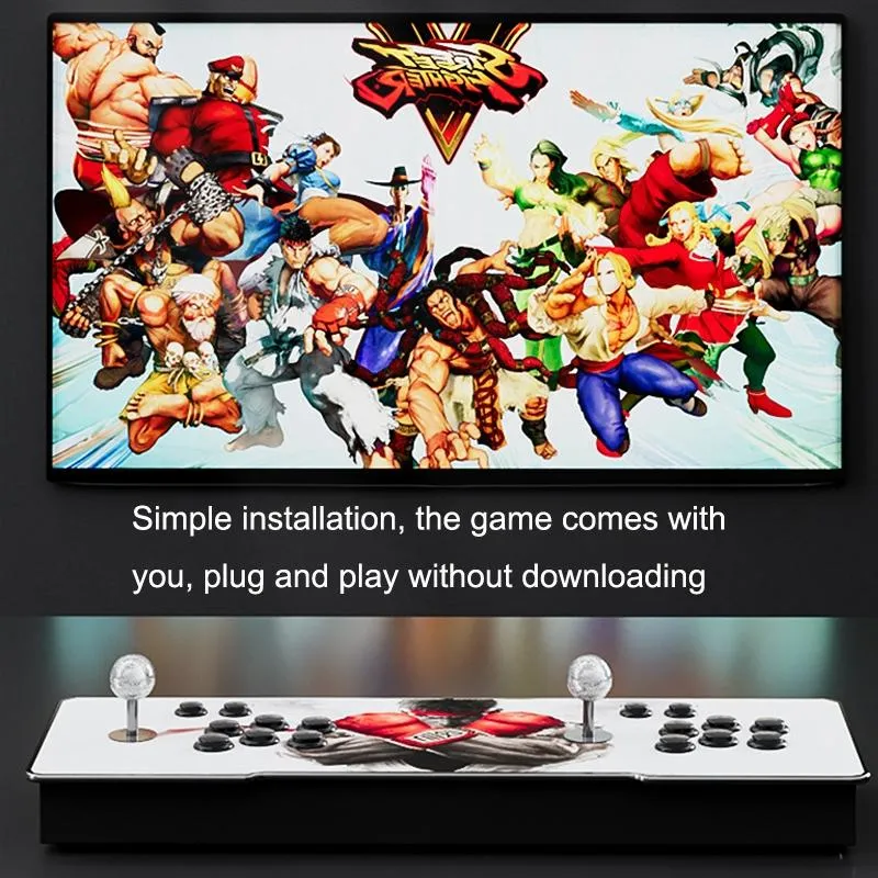 4K HD TV Console with Game Joystick Turret