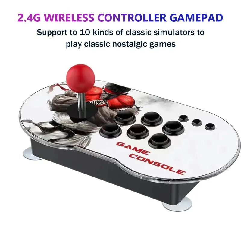 4K HD TV Console with Game Joystick Turret