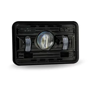 4" x 6" Low Volatge Black LED Projector Headlight
