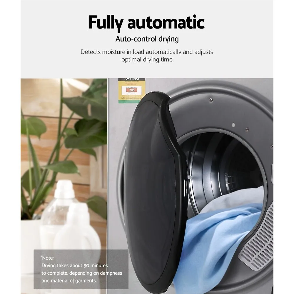 5kg Tumble Dryer | Fully Auto Wall Mount | Silver