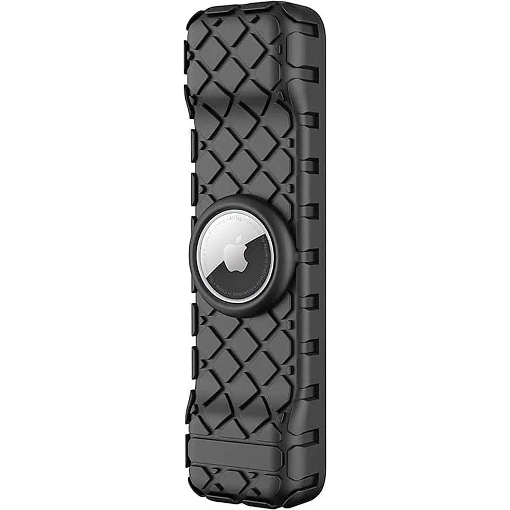 Apple TV 4K Remote Black Silicone Case - Apple AirTag