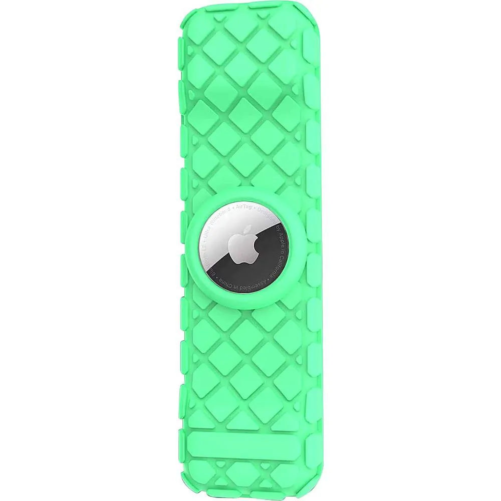 Apple TV 4K Remote Green Glow Silicone Case - Apple AirTag