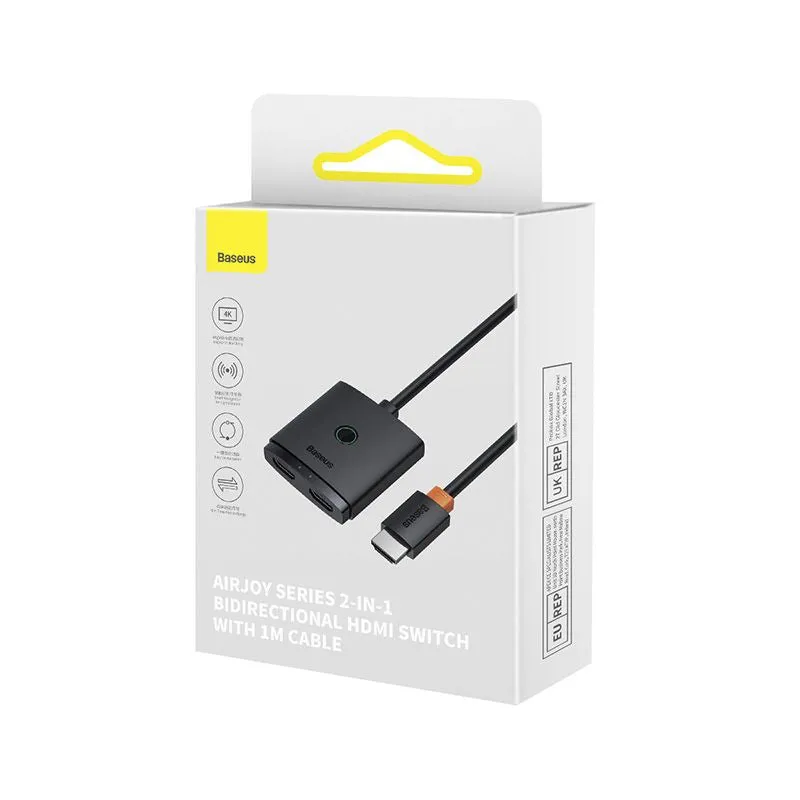 Baseus AirJoy Series2-in-1 BidirectionalHDMI Switch B01331105111-01