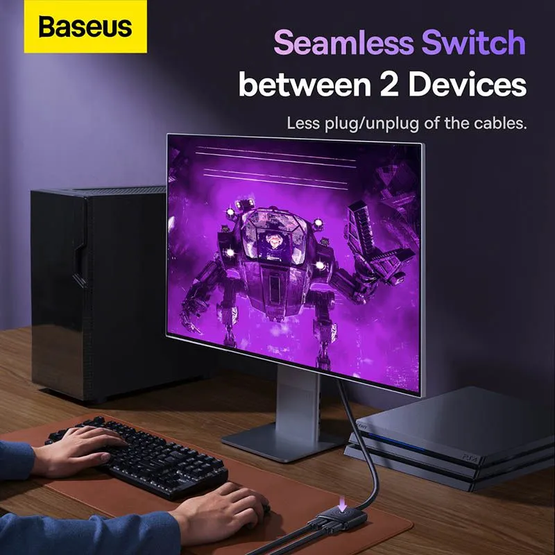 Baseus AirJoy Series2-in-1 BidirectionalHDMI Switch B01331105111-01