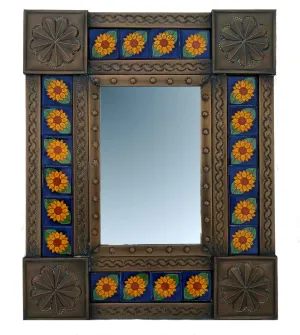 Beautiful Tiled Mirror (51x41cm)