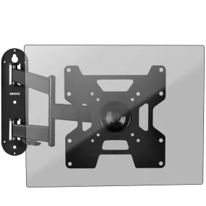 Duronic TVB1135 TV Bracket, Cantilever Wall Mount for 23-37" Television Screen, Tilting Action  15°/-15, Fits up to 200x200mm, For Flat Screen (25kg)