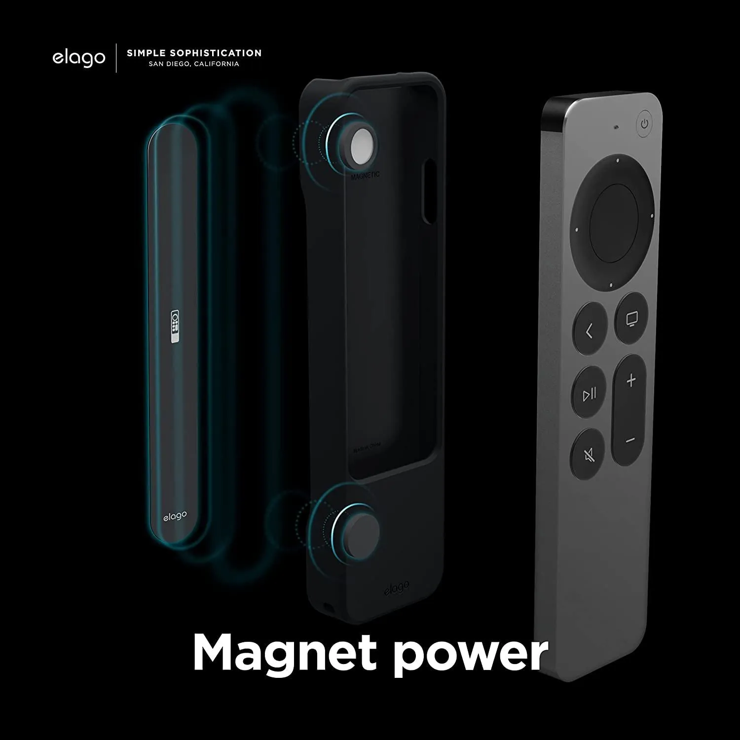 Elago Metal Plate For R1 2022/2021 Apple TV Siri Remote 2nd, 3rd Gen Case