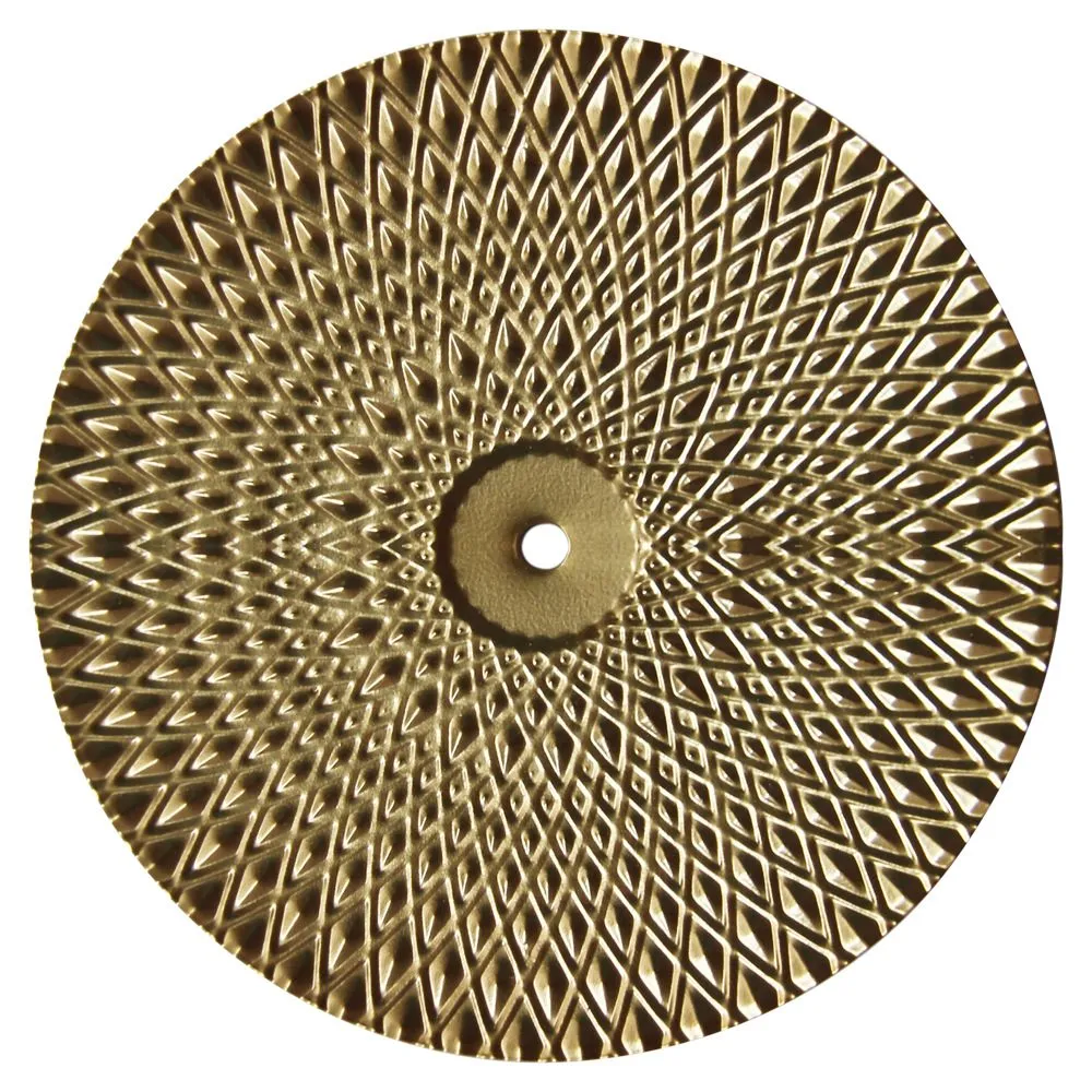 Elegant Round Gold Metal Wall Hanging Decoration