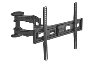 Heavy Duty Swing Arm TV Wall Bracket 37" 40" 42" 43" 46" 50" 55" 60" 65" 70" 75" VESA Max 600x400 Black