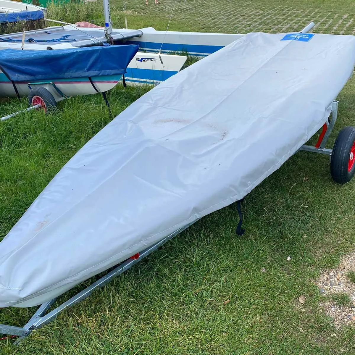 Laser Pico Boat Cover - PVC - Grey