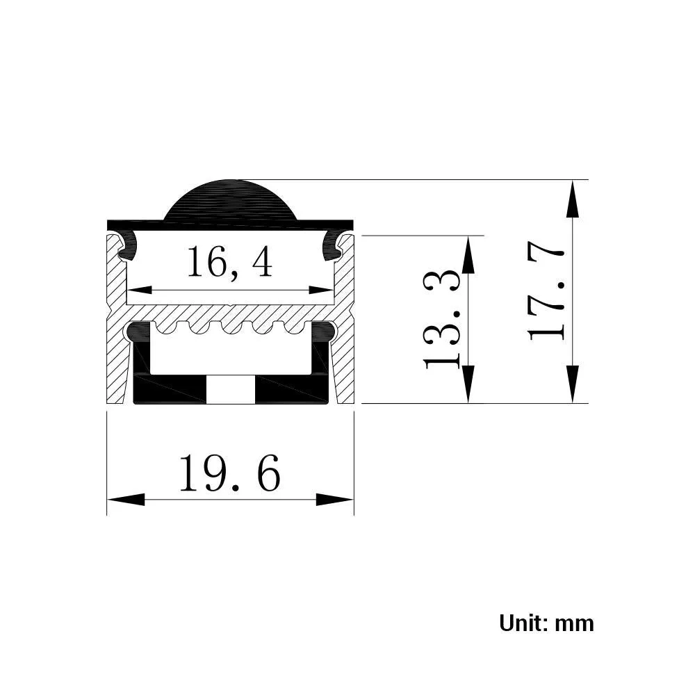 LED 30 Degree Wall Grazer Aluminum Channel