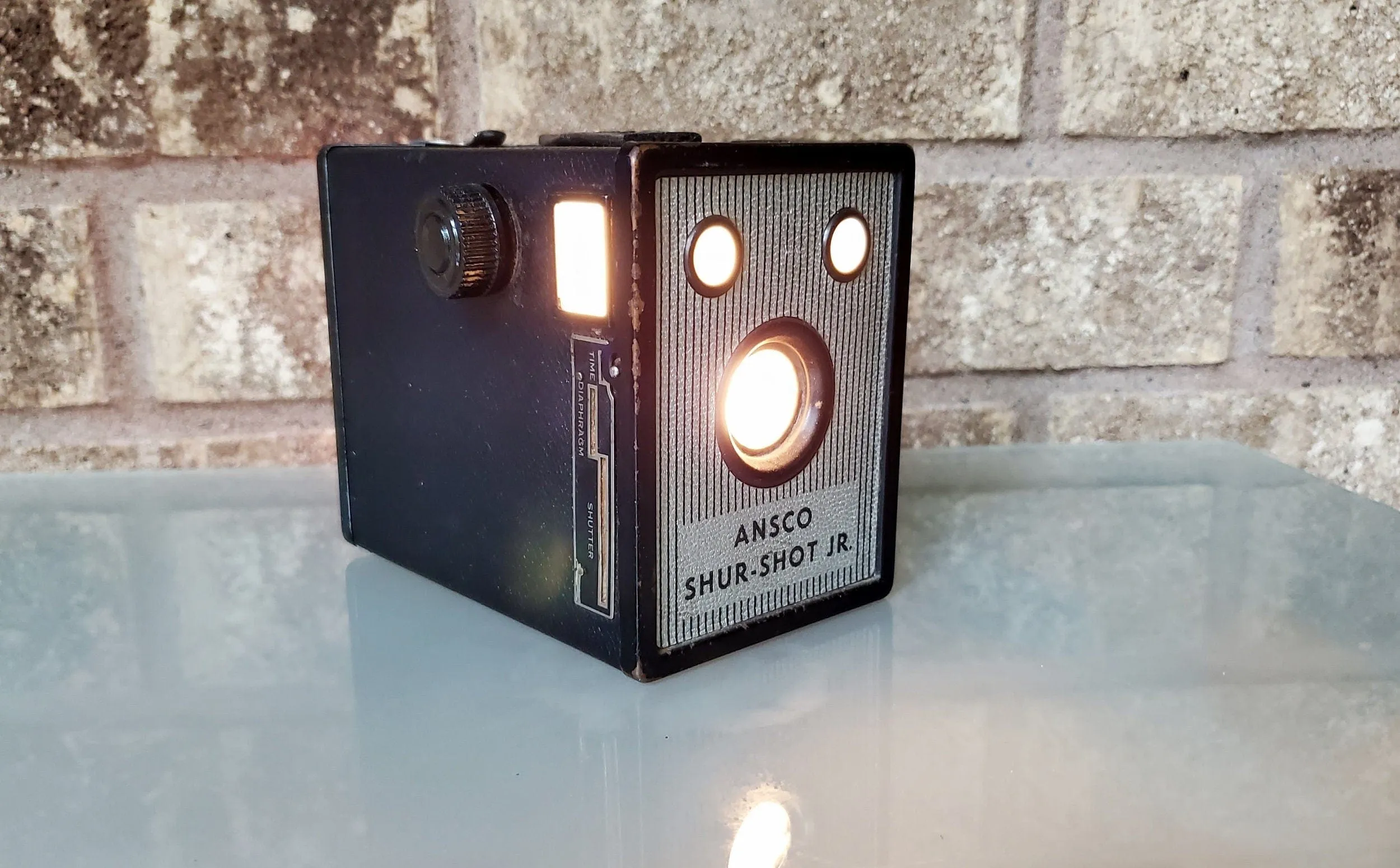 Mini Vintage LED Camera Lamp - Home Theater Lighting - Vintage Décor