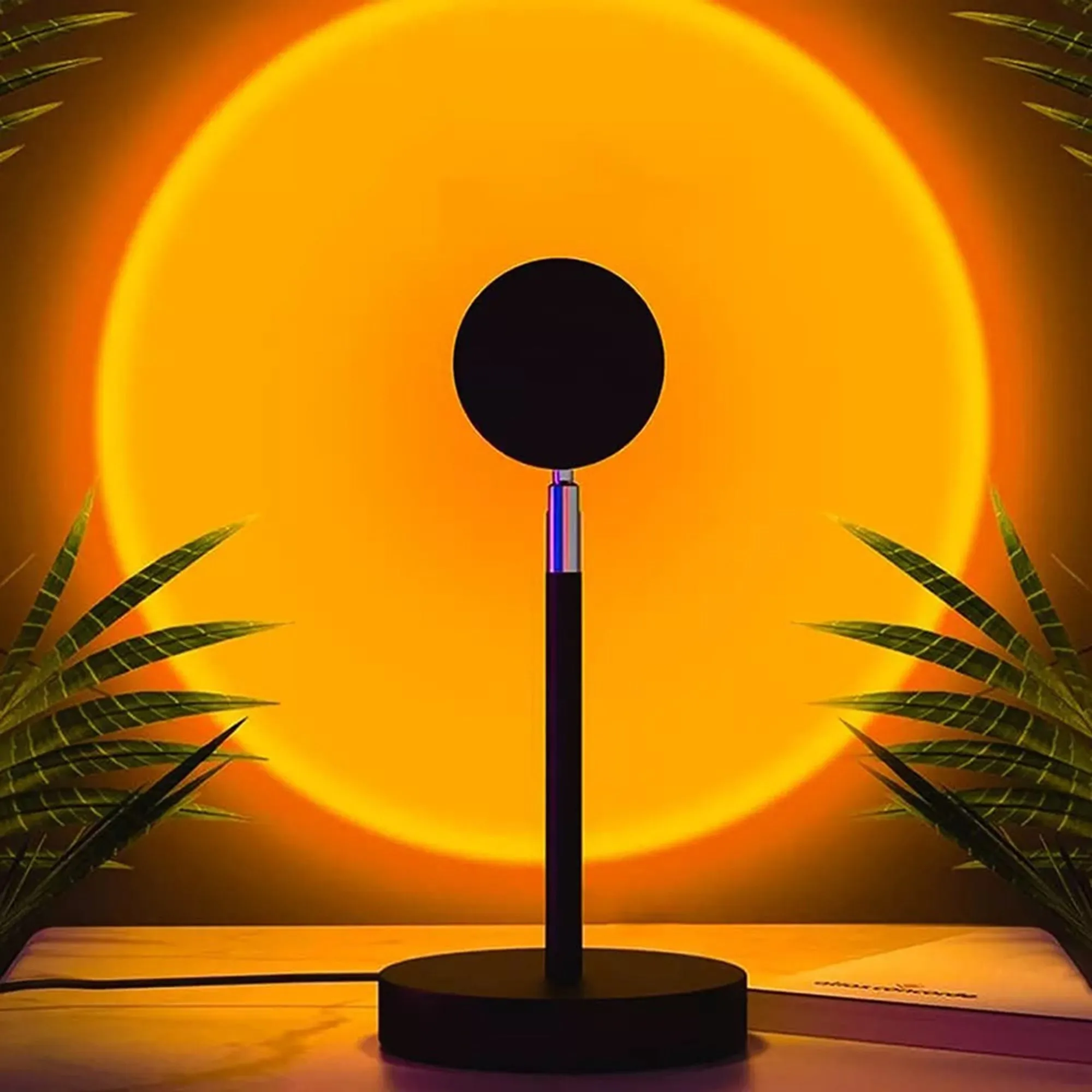 Nano Sunset Lamp and RGB Projector for Photography