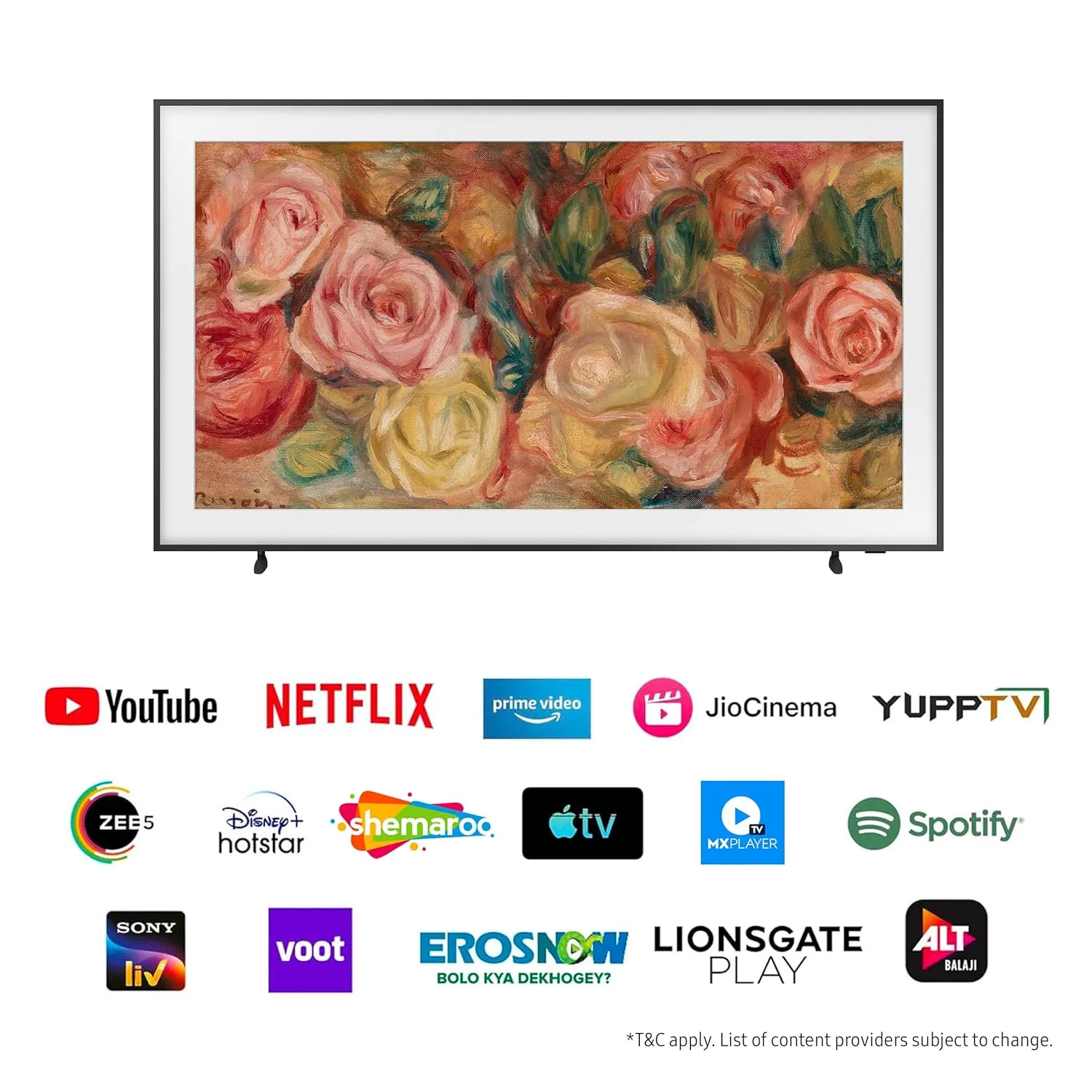 Samsung QA75LS03DAUXXL  189 cm (75 inches) The Frame Series 4K Ultra HD Smart QLED TV (Black)