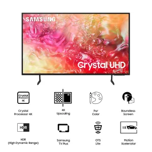 Samsung UA43DU7660KLXL 108 cm (43 inches) 4K Ultra HD Smart LED TV