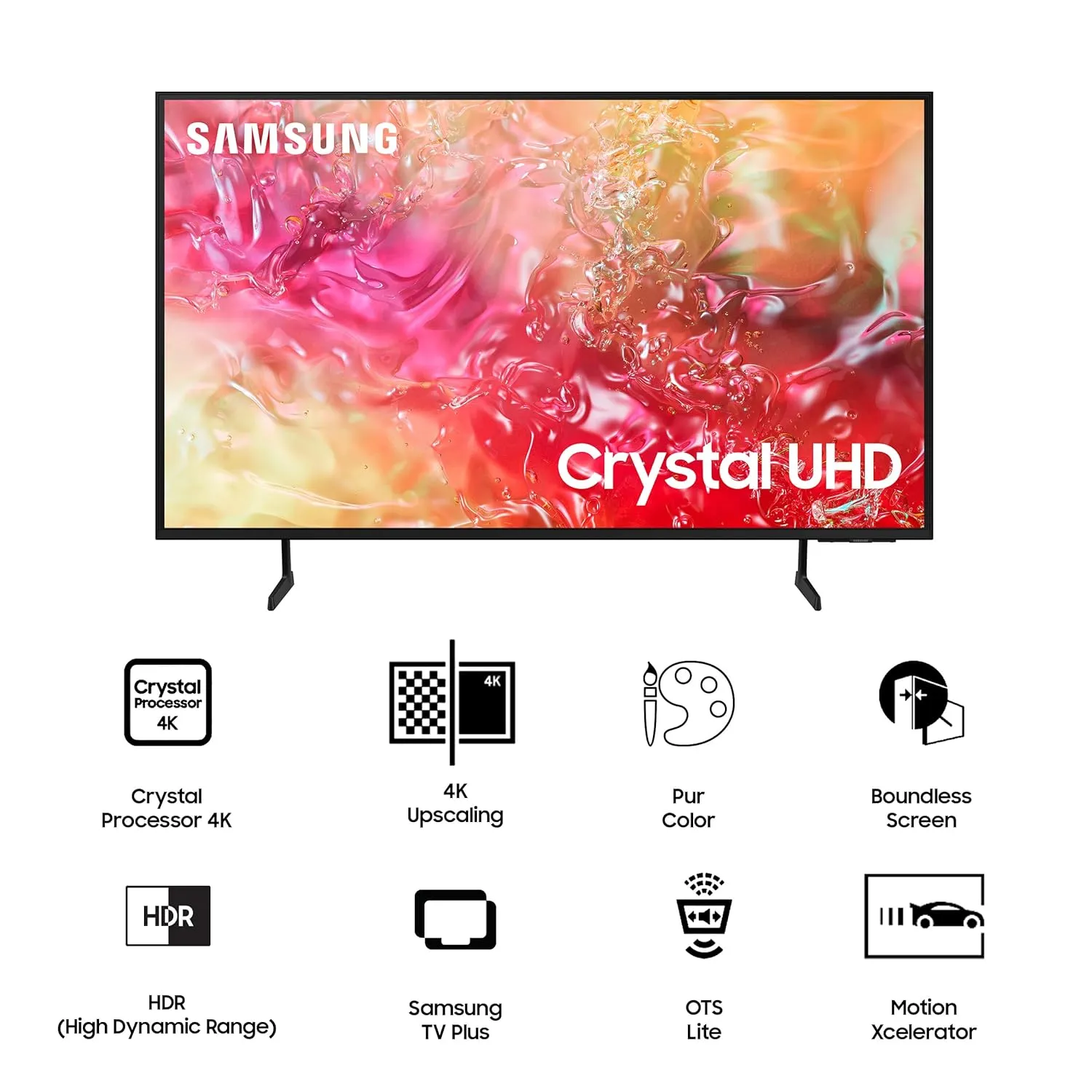 Samsung UA43DU7660KLXL 108 cm (43 inches) 4K Ultra HD Smart LED TV