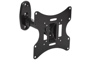 Swing Arm TV Wall Bracket 23" 24" 28" 32" 37" 40" 42" 43" Tilt 20° VESA Max 200x200 Black