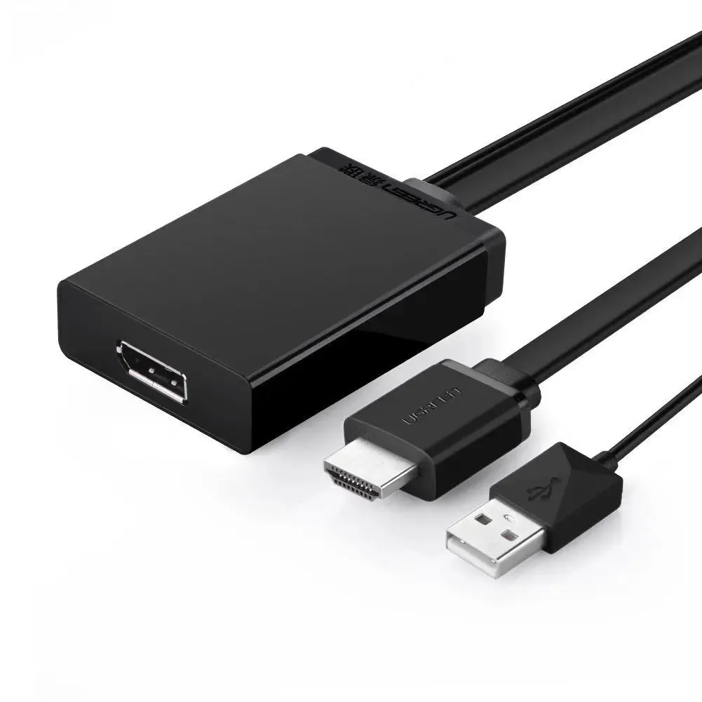 Ugreen Hdmi Male    Usb to DisplayPort Female Converter 4k@30Hz, 1080P@60Hz, 0.5m (40238)