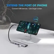 Ugreen Usb Type C 3.1 Hub With 4K Hdmi, 3*Usb 3.0 Ports For Macbook Pro 2017 2016, Dell Xps 15 13, Hp Spectre/Envy, Lenovo Yoga 720, Chromebook, Galaxy S9 S8 Port (50209)