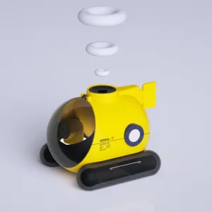 Ultrasonic Fog Diffuser TV Submarineroid Humidifier Color LED Light Humidifier Desktop Hydrator Spray